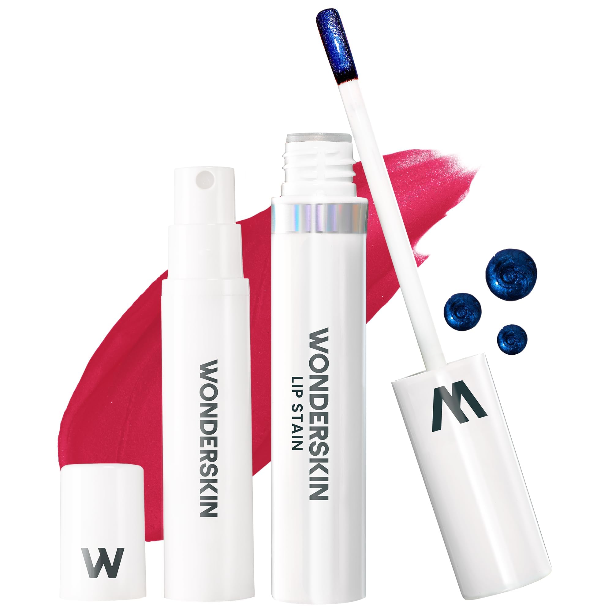 Wonderskin Wonder Blading All Day Lip Stain Peel Off Masque - Long Lasting, Waterproof and Transfer Proof Nude Lip Tint, Matte Finish Peel Off Lip Stain (Whimsical Masque)